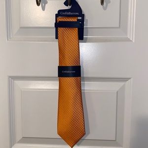 Croft and Barrow orange tie.